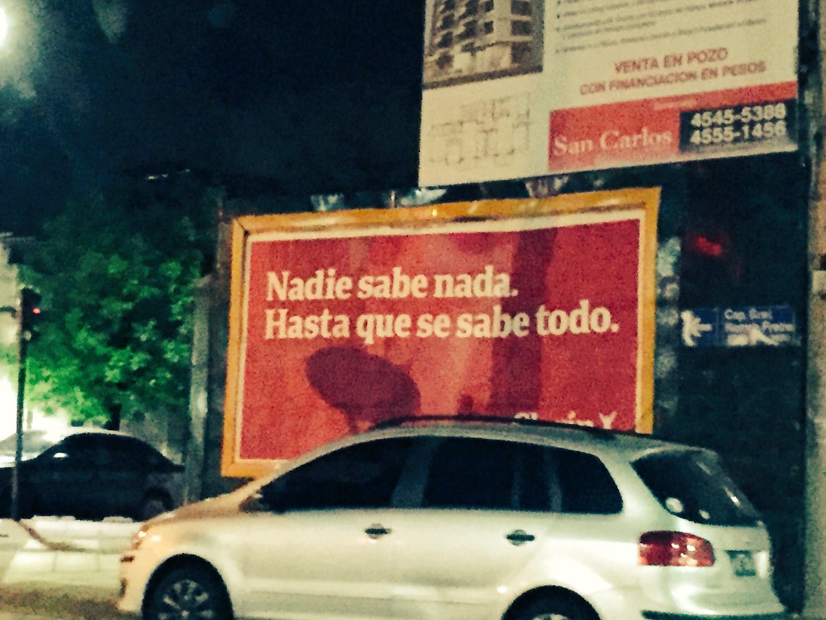 merytorreche's tweet photo. Los nadies, la nada y el todo, determinados por un impersonal: "SE". #significantes #discurso #advertising https://t.co/0dHuqMJwFH