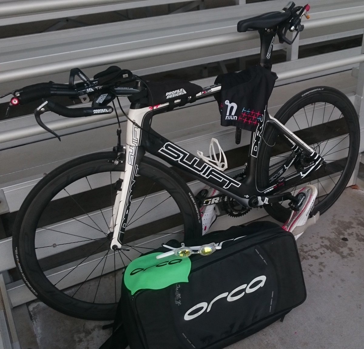 Iron_McGregor's tweet photo. A good training day today made easier with #Orca #transitionbag @FluidlinesGroup #Orcapod @swiftbike @nuun_sa @DarkhorseWheels @polar_sa https://t.co/crQSPTZCcx