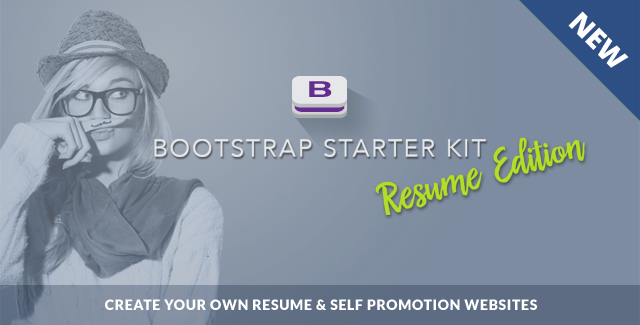 _handybags's tweet photo. Bootstrap Starter Kit - Resume Edition also available at BootstrapBay. Get yours now, just $16 #bootstrapbay #webdesign #resume #jobsearch https://t.co/wFOICWlmkU