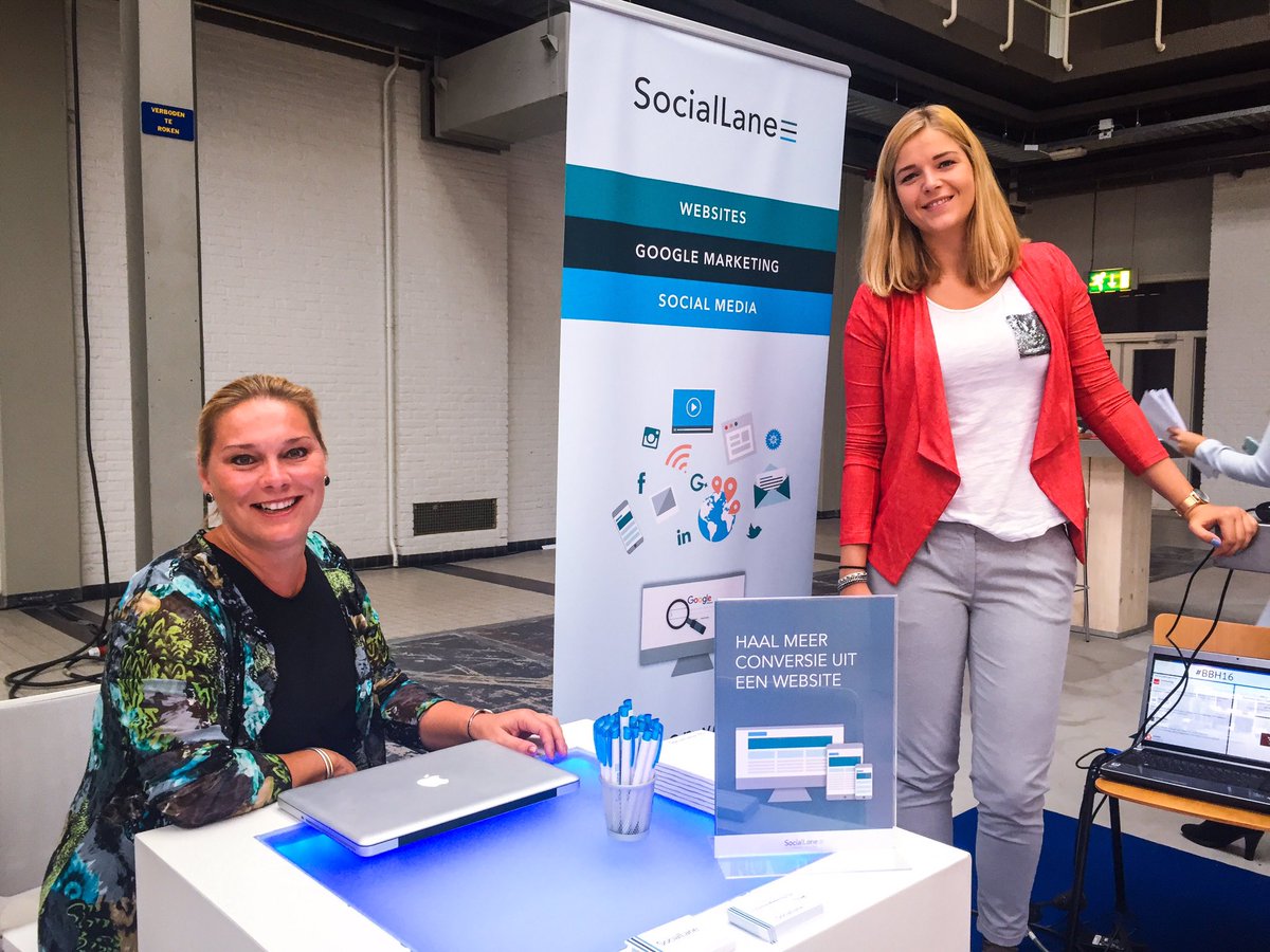 Wil je sparren over je #onlinemarketing? Kom dan langs bij de dames van #SocialLane <a href="/BBHaaglanden/">Business Beurs Haag</a> <a href="/FokkerTerminal/">Fokker Terminal</a> #bbh16 #denhaag