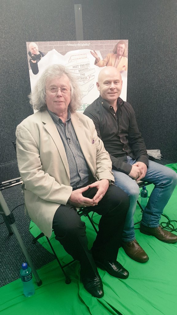 MattressMenFilm's tweet photo. It's junket day for #MattressMen stars @mattressmick &amp; @ShootAudition. It's true what they say the fun don't stop at the mattress shop. https://t.co/bxgA6jqRyJ