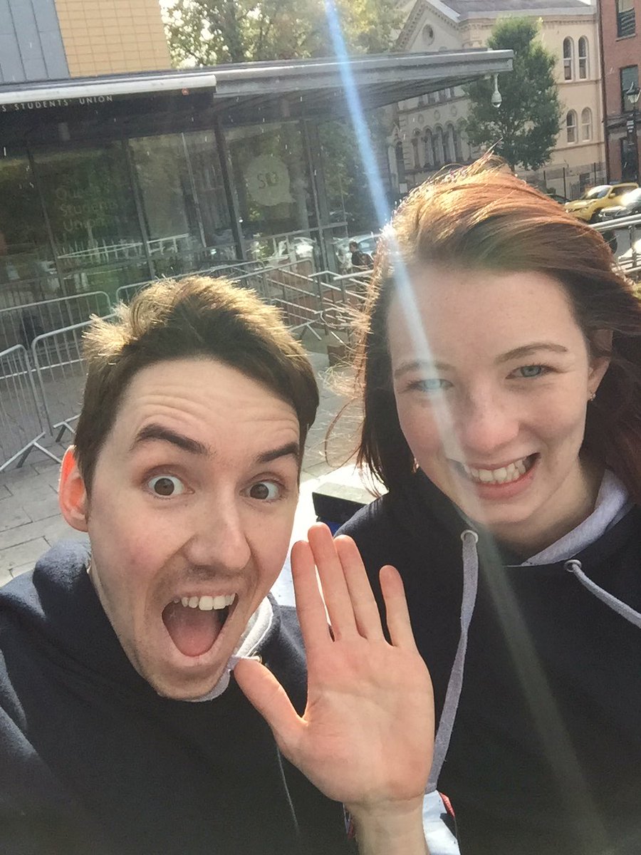 QUBTC's tweet photo. We're all systems GO here at QUB's Freshers Fair @QUBSU, come join an award winning trampoline club! Student membership is only £5! ❤️ https://t.co/9U2J4Ygxgb