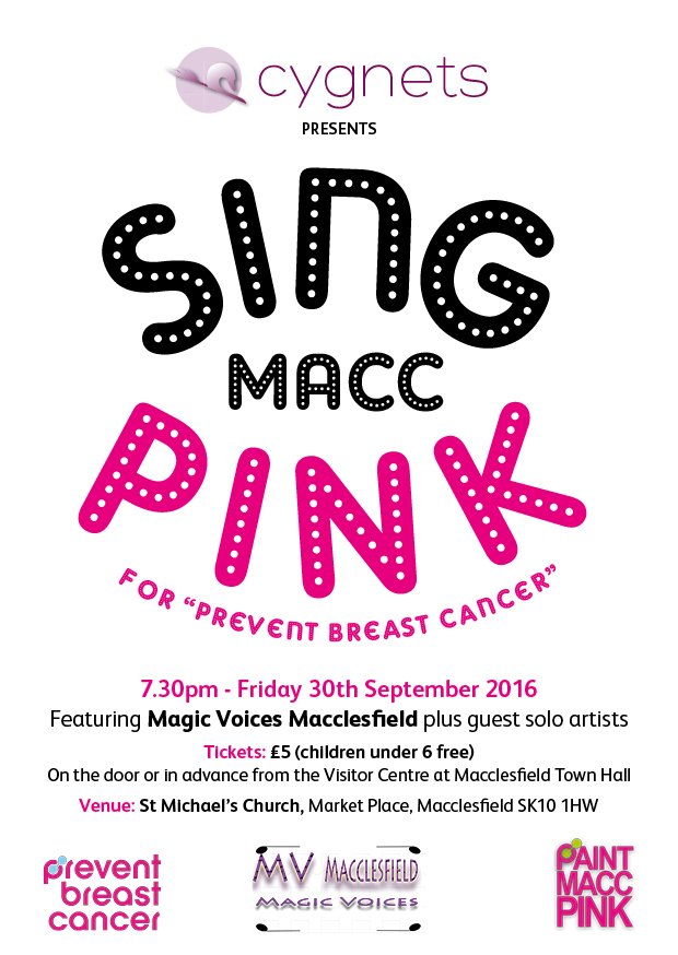 Tickets available for a fantastic event in #Macclesfield for #PaintMaccPink in aid of <a href="/wearepreventBC/">Prevent Breast Cancer</a> - get them while you can! #MaccHour