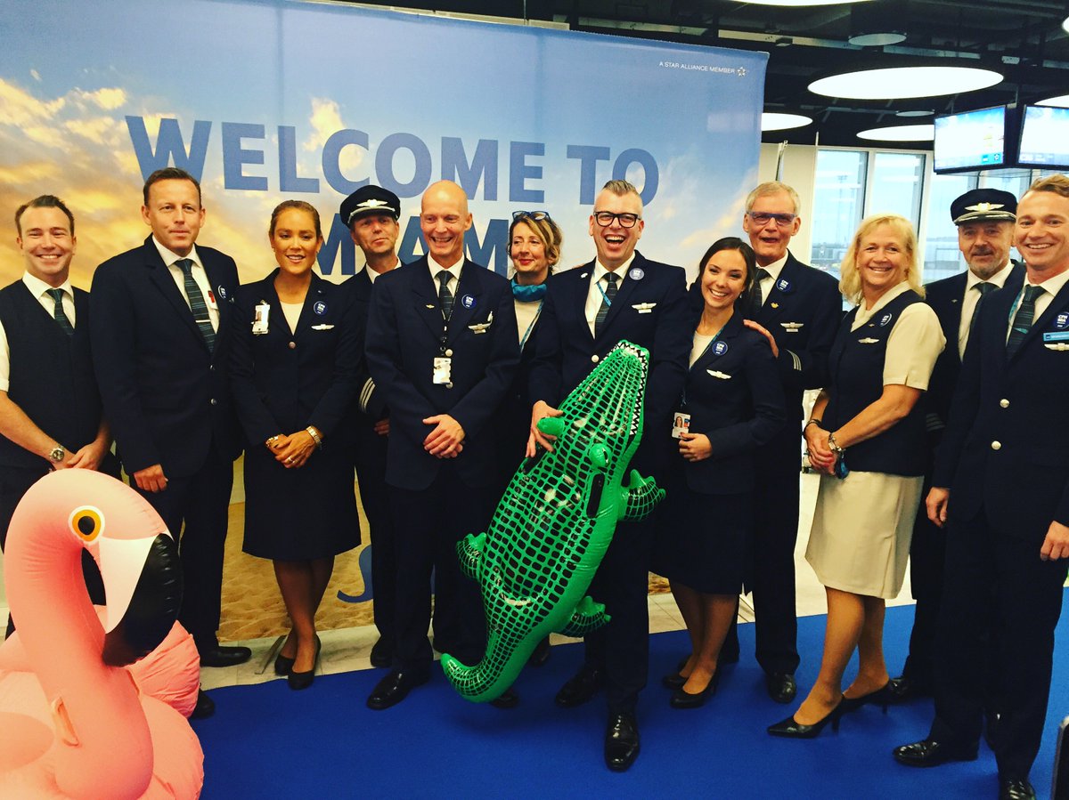 SAS's tweet photo. Today we opened our new direct route from @CPHAirports to Miami #SASMIAMI https://t.co/J9J0u2aRUj
