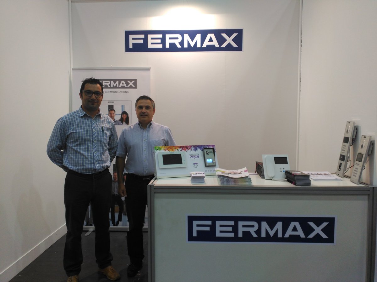 ASELECfemeval's tweet photo. @fermax_spain presenta su sistema #DUOX y el #Kitway en el espacio FIECOV en @egetica #Plug&Play #videoportero https://t.co/nGfeVsKHHr