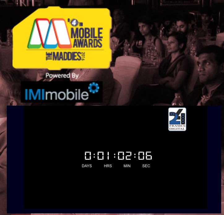 webex_cpaas's tweet photo. 1 hour till #TheMaddies begins. Wishing all nominees good luck &amp; have a great evening everyone! @e4mtweets https://t.co/TRyElZUgJb