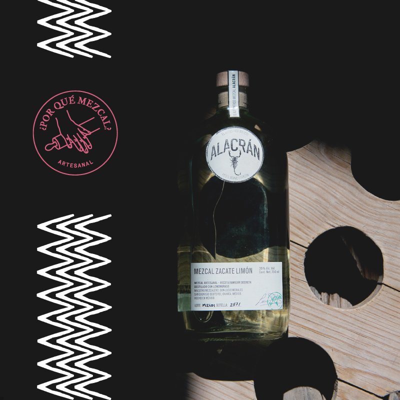 PorQueMezcal's tweet photo. Con aromas a maguey cocido, tierra mojada y notas herbales,#MezcalAlacrán te recordará la atmósfera de un campo llovido.
#PorQuéMezcal https://t.co/lVgnKdgRRp