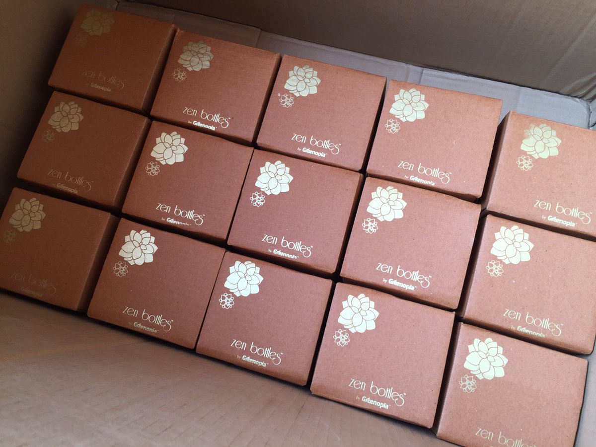 Cute little ZenBottles ready for speaker gifts in <a href="/_techsparks/">TechSparks 2025</a> <a href="/YourStoryCo/">YourStory</a> 
#greenopia