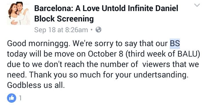 CindyHarvard's tweet photo. Thanks for being honest
There you go Bibies
Nuff said
It Flopped Big time so dont be fooled
#ALDUB63rdWeeksary 
#TIMYBrokenHearts https://t.co/wYE2hSBSM9