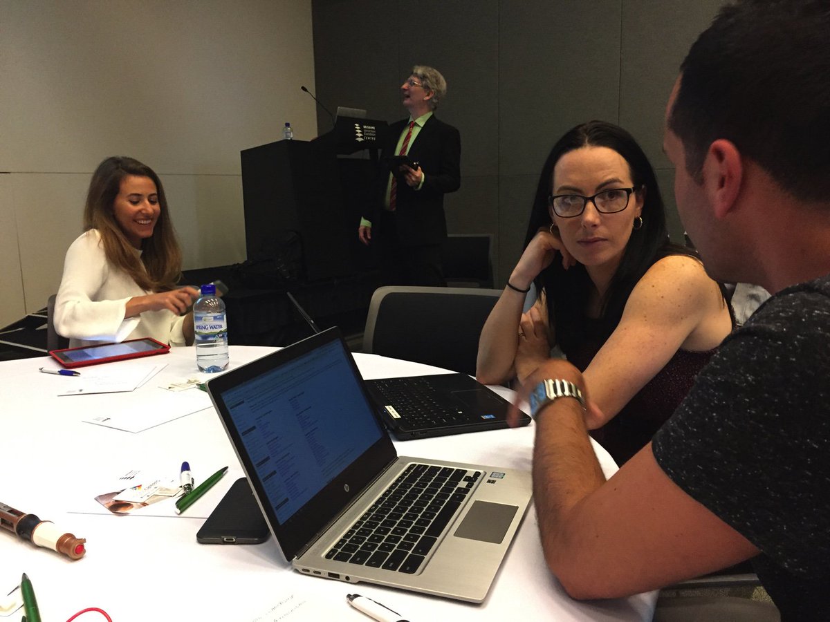 rgesthuizen's tweet photo. At my table today, @anthsperanza @rissL talked about #edutech trends at #acce2016 #NMCK12AU https://t.co/sB2bebUVXJ