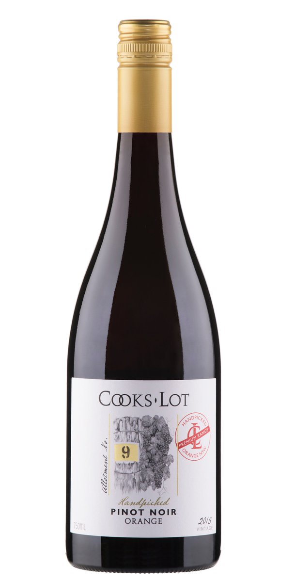 CooksLotWines's tweet photo. 2016 Australian Highland Wine Show@winemastr 
Cooks Lot 2015 Handpicked Pinot Noir
Best Wine in show, Best Red Wine in show, Best Pinot Noir https://t.co/xClT4uD9rK