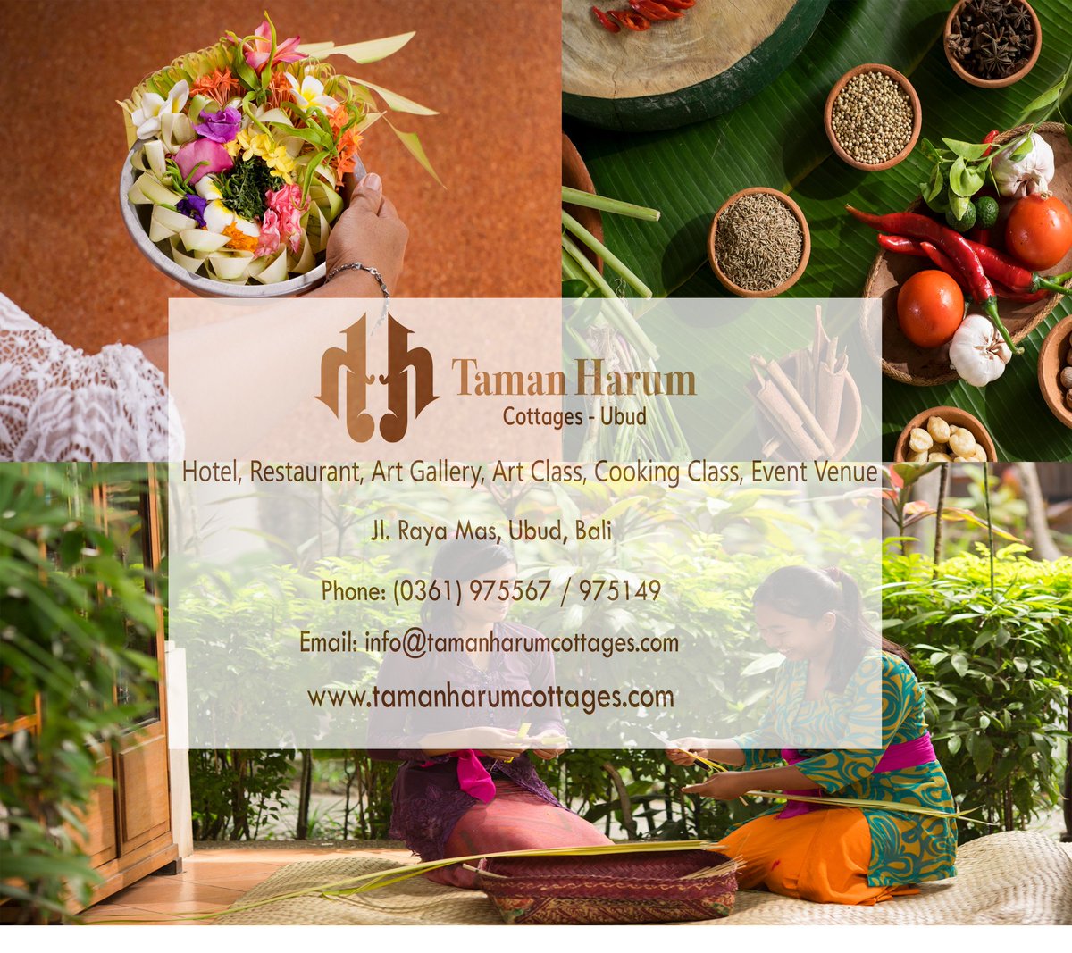 TamanHarum's tweet photo. We do our best for our land to keep the originality of our culture and identity- Taman Harum Cottages Ubud. #ttot #bali #baliivenue #tbt https://t.co/PAnXao1EZj