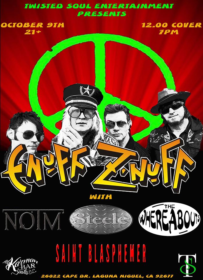 NOTMband's tweet photo. Need some hair spray in your life? Come down to the Karman Bar Oct 9th! 21+ $12 cover. OUR LAST SHOW! https://t.co/vzfEpQCjSB