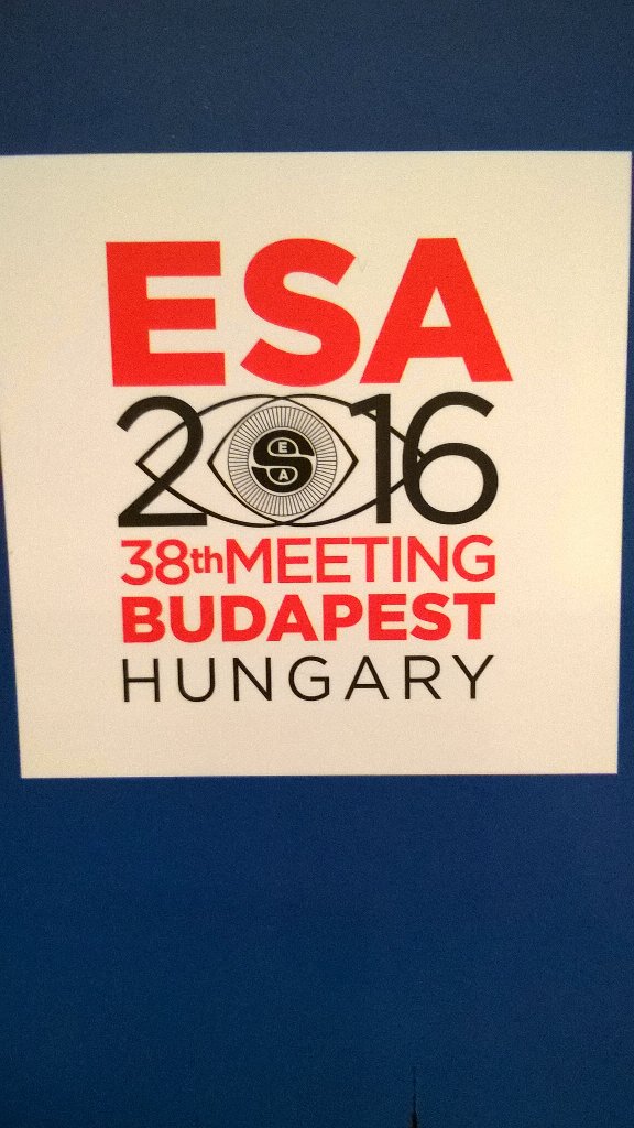 @esa2016 hungary is officially started