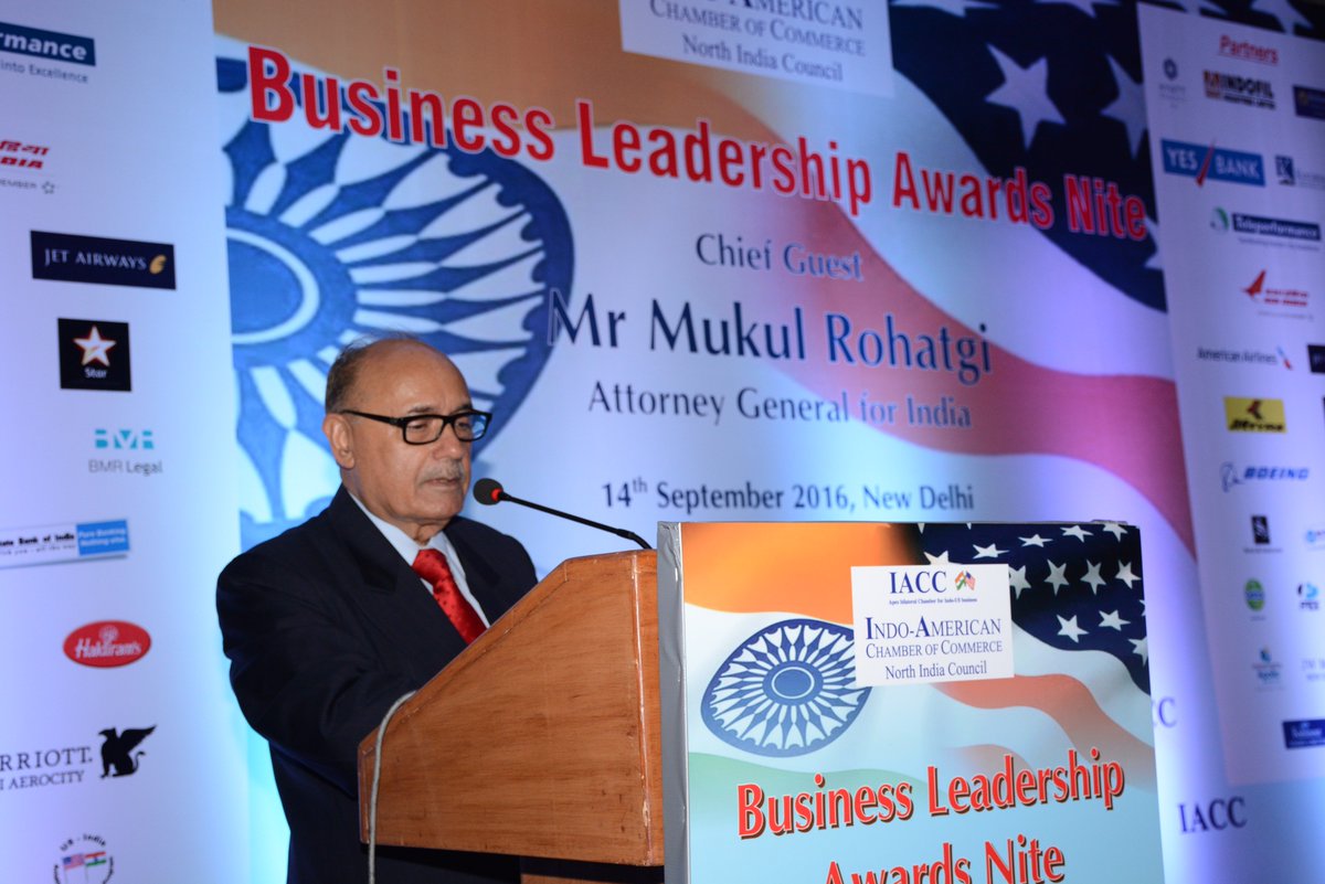 IndoUS_NIC's tweet photo. Dr Lalit Bhasin @iaccindia @IaccNic addressing the Business Leadership Award nite at #Iaccsummit https://t.co/kHjiCmneGv
