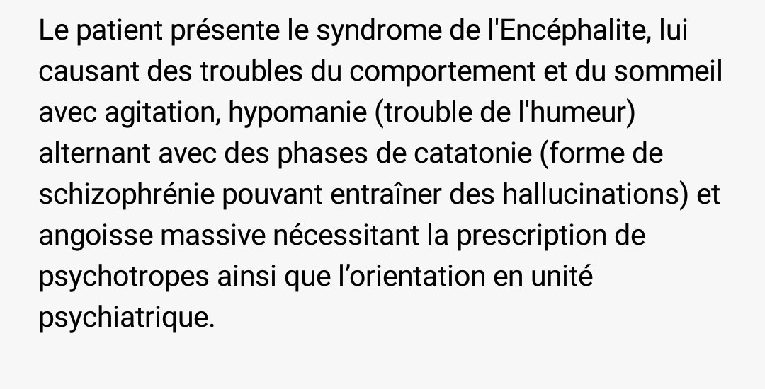 Nolanrpgasylum's tweet image. Encéphalite aiguë :