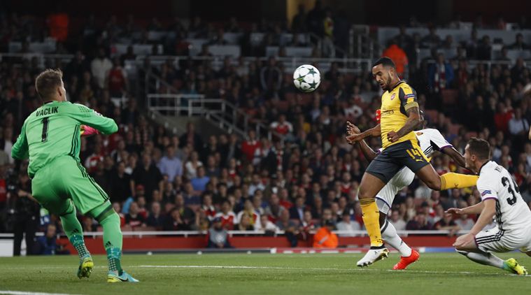 IExpressSports's tweet photo. #ARSBAS
Theo Walcott brace helps Arsenal beat Basel 2-0
READ: https://t.co/DftyxGoOrY https://t.co/YsEUblpZ8C