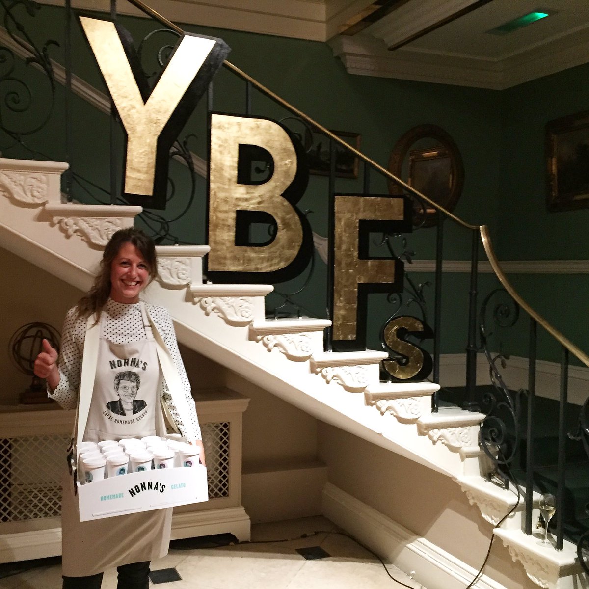 NonnasGelato's tweet photo. So much fun @TheYBFs last night! Huge congrats to all the winners 👏🏻 &amp; big thanks to all the team for having me,always a pleasure! #YBFs2016 https://t.co/IFMp0xiwvs