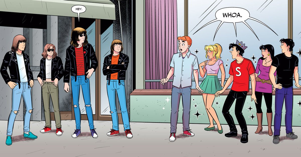 GeekNewsDesk's tweet image. EXCL. #PREVIEW: #ArchieMeetsRamones #1 bit.ly/2dmv8bQ