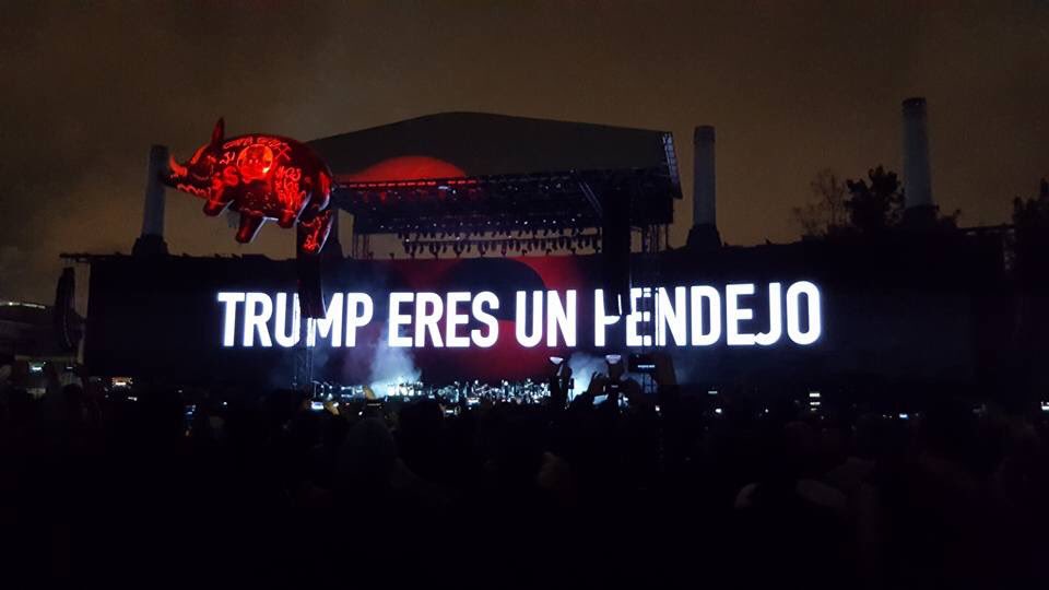 Regards from #RogerWaters #Trump #Votefortrump @realDonaldTrump