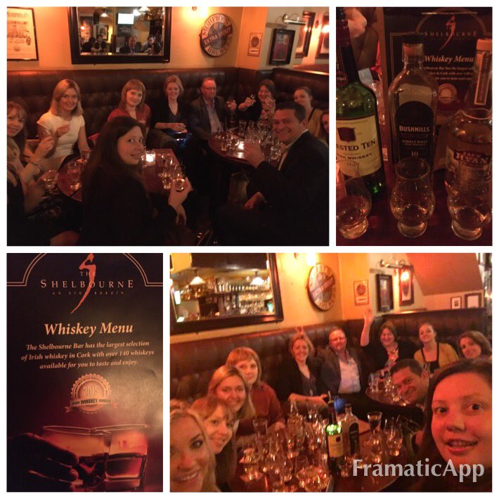 DzhalevaAsya's tweet photo. #WhiskeyTasting @Shelbournebar #connect16cork @Conference_Cork https://t.co/0D3ne0rFq2