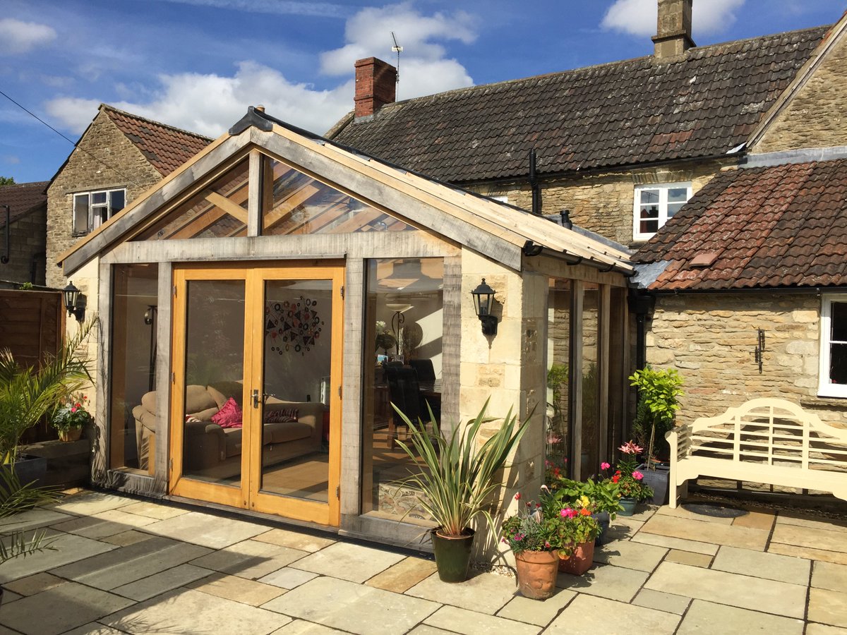 armarchitecture's tweet image. This is what the Orangery from our time lapse looks like now #wiltshire #architect #armstrongarchitecture #design #oakframe
