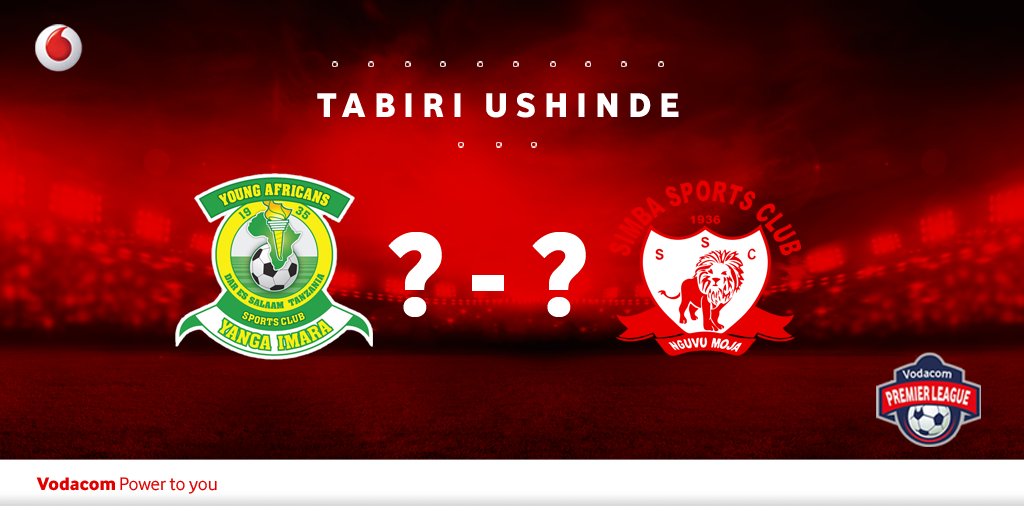 Tabiri matokeo ujishindie kifurushi cha 2GB intaneti. Washindi ni watu 5 wa mwanzo. Unapojibu tumia #YNGSMB #VPL2016