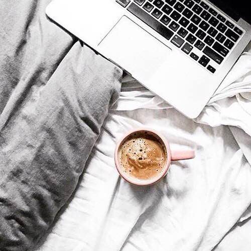 _GingerandCo's tweet photo. #Monday in bed with coffee! #BeautyBlog https://t.co/VW3YovTQXp