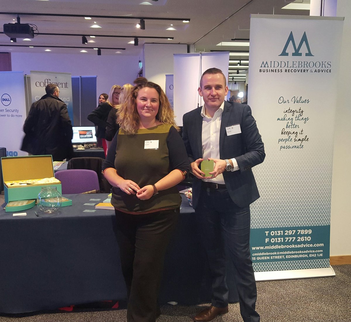 MiddAdvice's tweet image. We&apos;re all set up on stand 5 @ICASaccounting! Come and say hi! #icasconference
