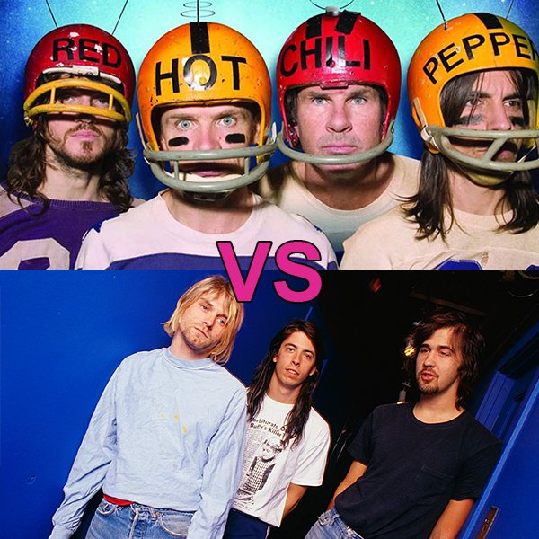 TheLoopAu's tweet image. This is a HUGE #LoopOff: @ChiliPeppers - Under The Bridge vs Nirvana - Smells Like Teen Spirit! Vote either #LoopOffRHCP or #LoopOffNirvana