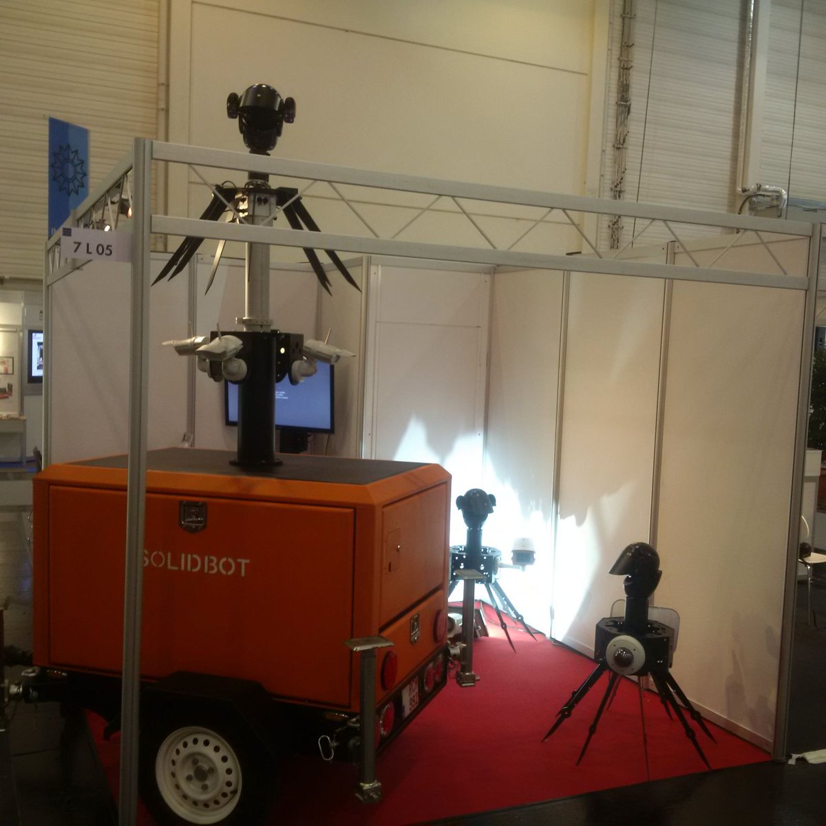 SolidbotSecure's tweet image. Day 3 of #securityessen has started. We are looking forward to meet you at our booth (7L05/Hall 7) to present our #mobile #video #trailer.