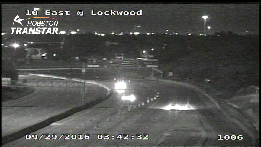 KHOUtraffic Roadwork: 3 LEFT LANES BLOCKED, I-10 Baytown East Fwy WB, Lockwood to Waco. KHOU11