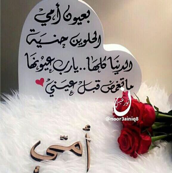 الأُم مُختصر كُل النعيم فاللهمّ نعيمًا لا ينفذ. #دعوه_لي_امي