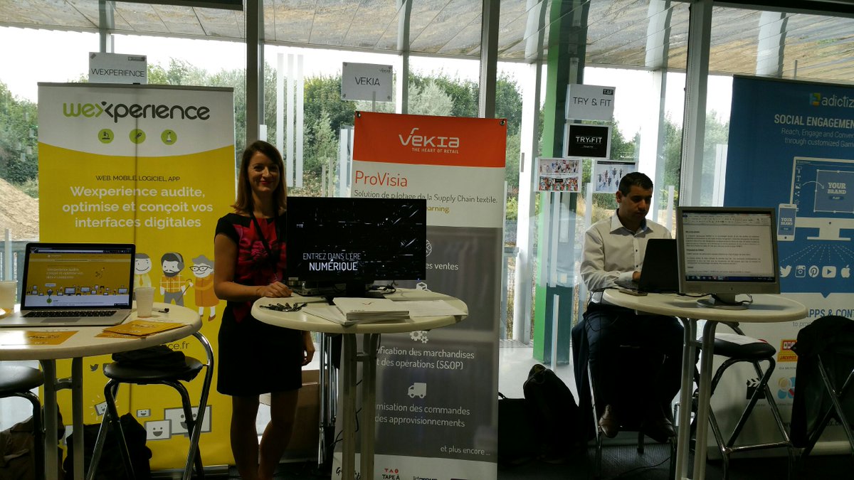 Vekia_Fr's tweet photo. Venez nous rencontrer aux @fashiontechdays aujourd'hui !
Et ne ratez pas la keynote d'Alexie : #SupplyChain et #MachineLearning 😊 https://t.co/4r1QJYA2Fd