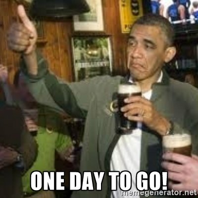 One day til #CBF2016 Its gonna be awesome folks and all for some great causes. Not sure if <a href="/BarackObama/">Barack Obama</a> will be there but if he's around...