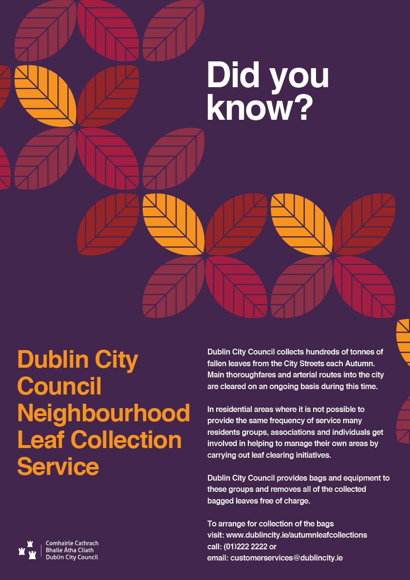 Neighbourhood Leaf Collections dublincity.ie/autumnleafcoll…