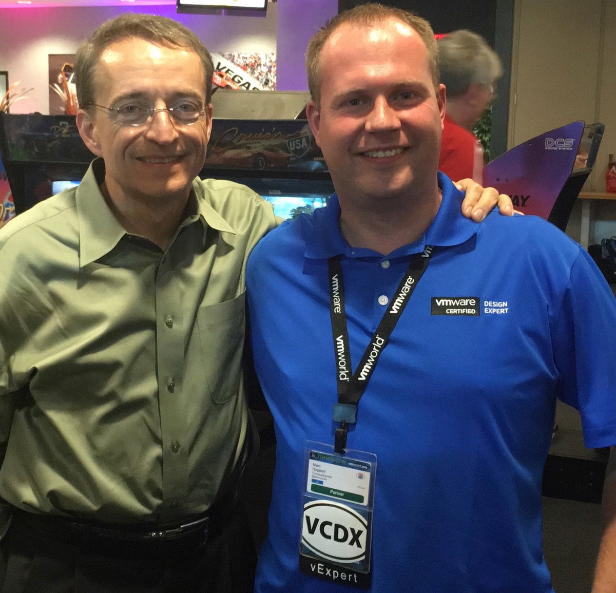 MarcHuppert's tweet photo. I am still flashed by my #LifeTimeFreeVMworld Pass. Thanks again @vmware @vmworld @PGelsinger @rmatlock https://t.co/SZASYjxYZN