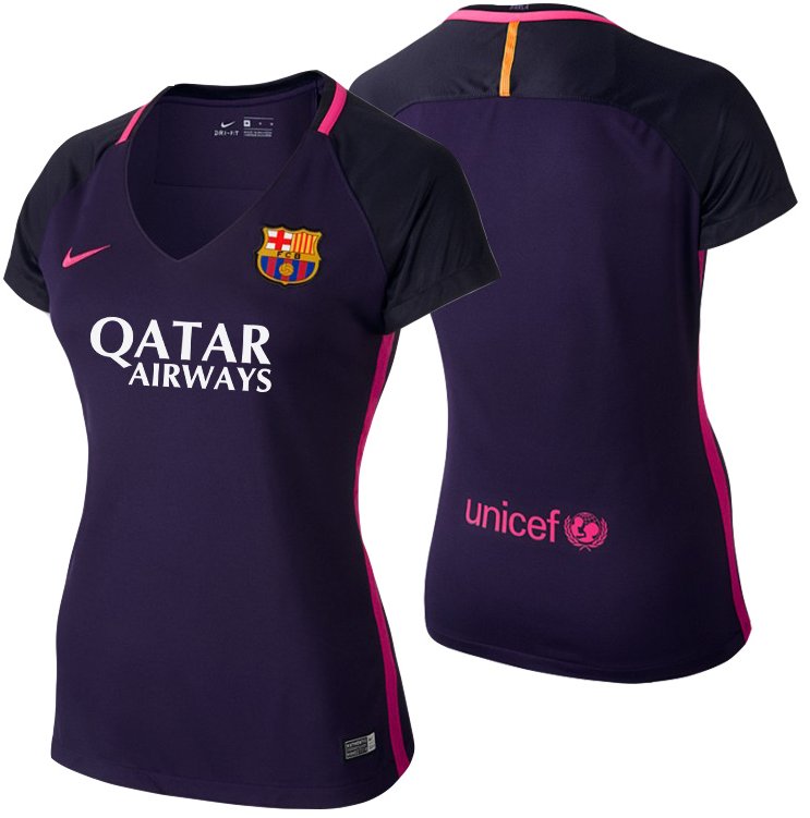bit.ly/2c5vQ8z 2016/2017 CAMISETA FC BARCELONA 2ª EQ MUJER