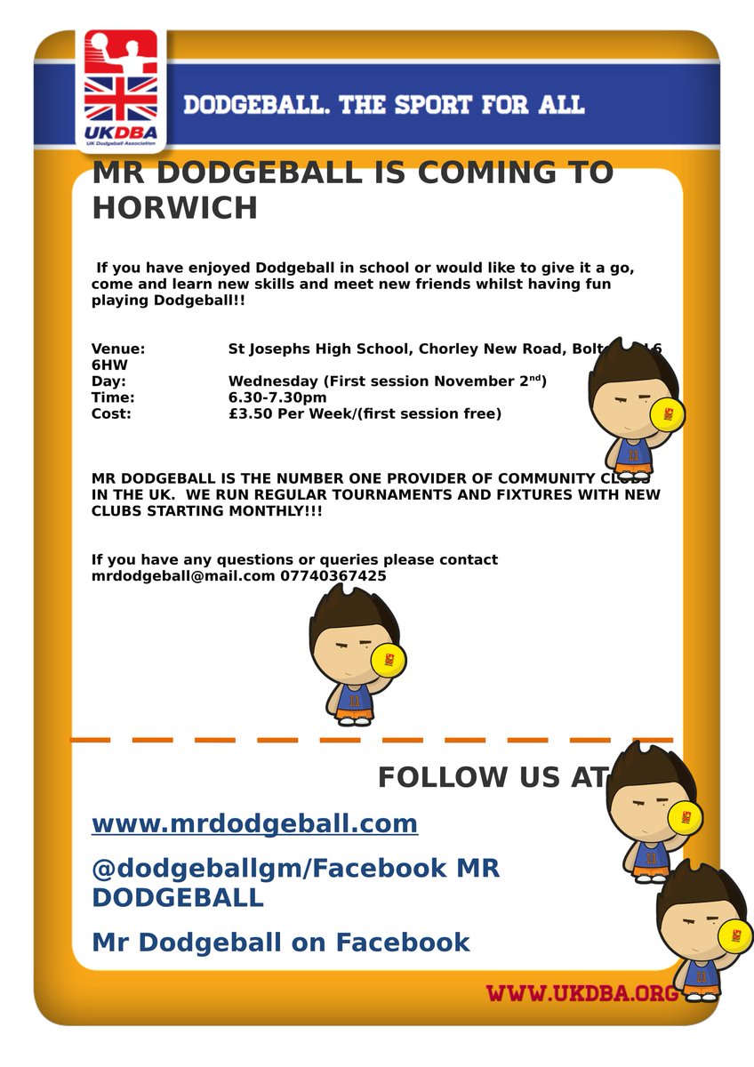 StJsLettings's tweet image. Have the kids ever played dodgeball before? @dodgeballgm run sessions up at @StJsLettings, so why not give it a try? It's open to 6-14 years