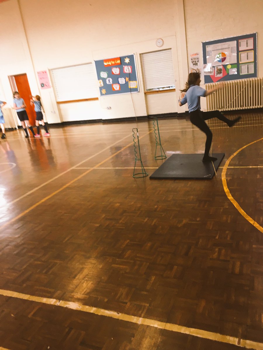 mrmcg123's tweet photo. P6/7 loved taking part in their class high jump challenge today, trying any jumping style then scissor legs 🏃🏻🏃🏻♀️ #highjumpchallenge https://t.co/mfmlvpQax9