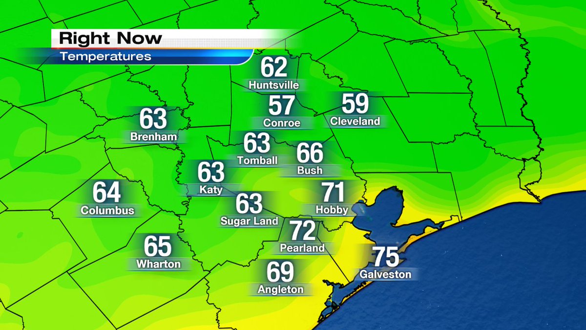 Perfect Fall morning! We're looking at more 60s and even some 50s as you wake up today!