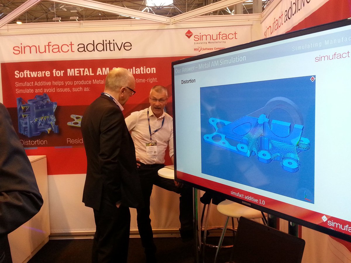 3DMetalPrintMag's tweet photo. #simufact debuts metal-am simulation software at the @tctshow in Birmingham #tctshow https://t.co/px5KiQI4Ed