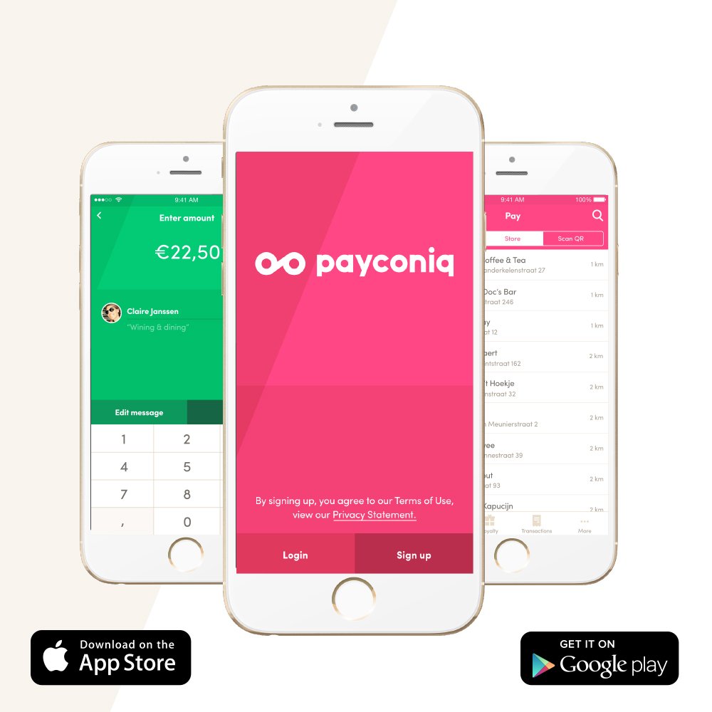 Payconiq's tweet photo. De nieuwe Payconiq-app met het nieuwe joyn is live. Download de app nu via https://t.co/p3mVCtRcI6. #joyn #Qustomer #CityLife #KBC #CBC #ING https://t.co/Lg2YVEcWga