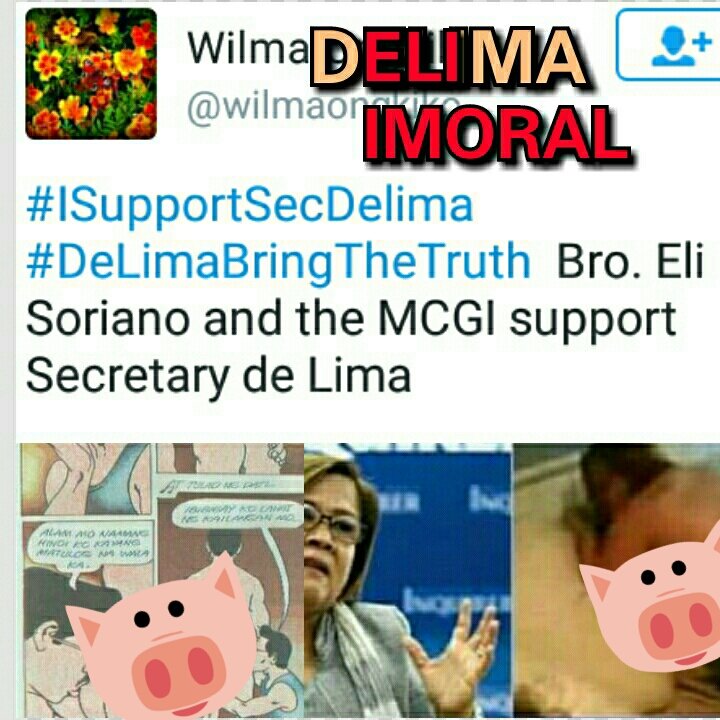 denlloyd17's tweet photo. #SenatePH
#DeLimaBringTheTruth
#delimaresign
ELISEO SORIANO AT MCGI INIWAN SA ERE SI LEILA DE LIMA
where na u now Eli? https://t.co/ERZUc6gkB2