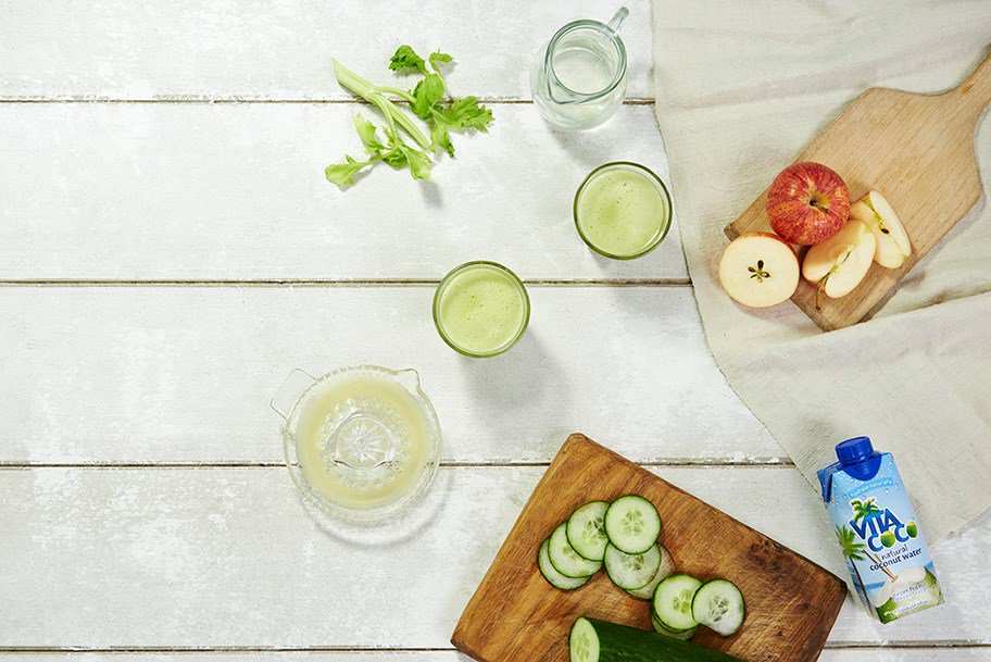 Starting the week right with a #greenjuice 💪

#mondaymotivation #coconutwater
