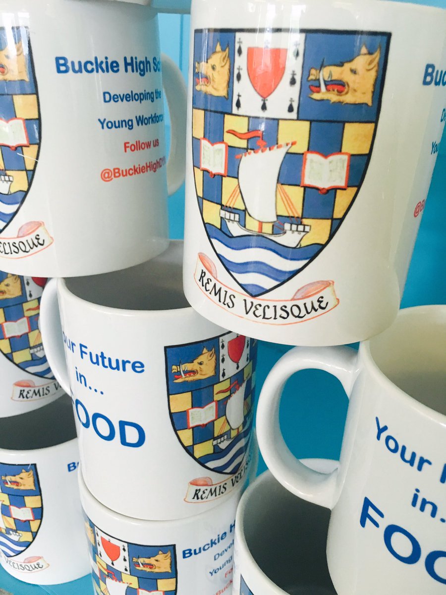 BuckieHighDYW's tweet photo. Huge thanks to @MugshotsBuckie for designing and making thank you gifts for our guests and speakers at next weeks #yourfuturein FOOD EVENT https://t.co/OnURDJhpoT