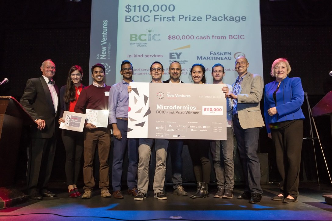 BetaKit's tweet photo. Microdermics takes top prize in @BCIC-New Ventures BC competition https://t.co/qI6lTvt306 #nvbc2016 #VSW2016 https://t.co/APoS5LCpON