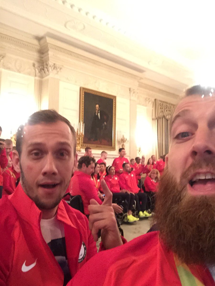 usawchrugby's tweet photo. @ENewby9 @chuck_melton representing in the @WhiteHouse! #TeamUSAinDC https://t.co/o8i92eiuq4