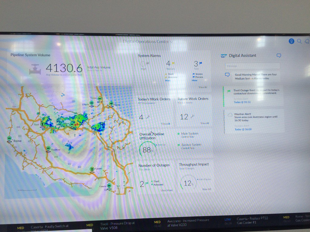 howellsrichard's tweet image. #tranitalia running live with #sapiot Predictive Maintenance
