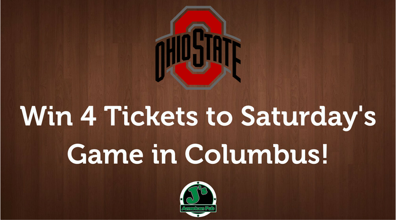 JsAmericanPub's tweet photo. @931TheFan @the419 We are giving away @OhioStateFB tickets tonight during the #MIAvsCIN game! stop by for lunch or dinner to enter! https://t.co/QXrq12bqwV